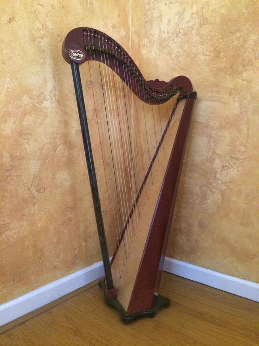 Serrana 34 string harp